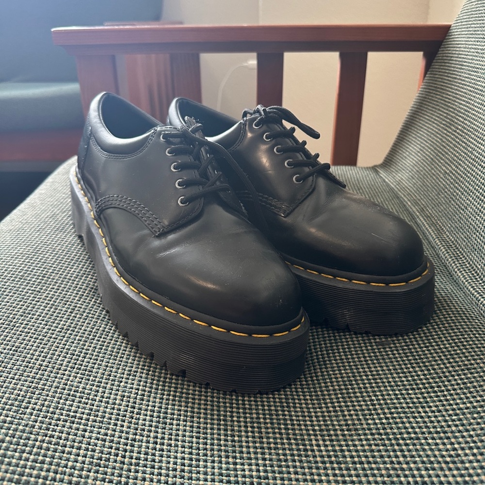 Chunky black doc martins